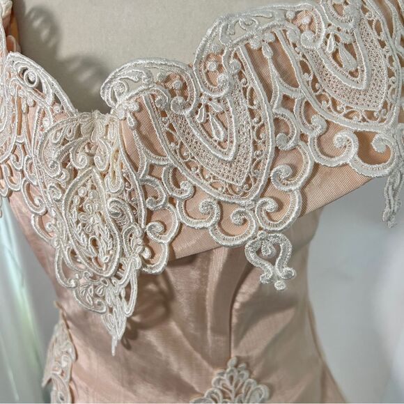 VINTAGE 90s Scott McClintock DRESS 10 - Picture 2 of 7